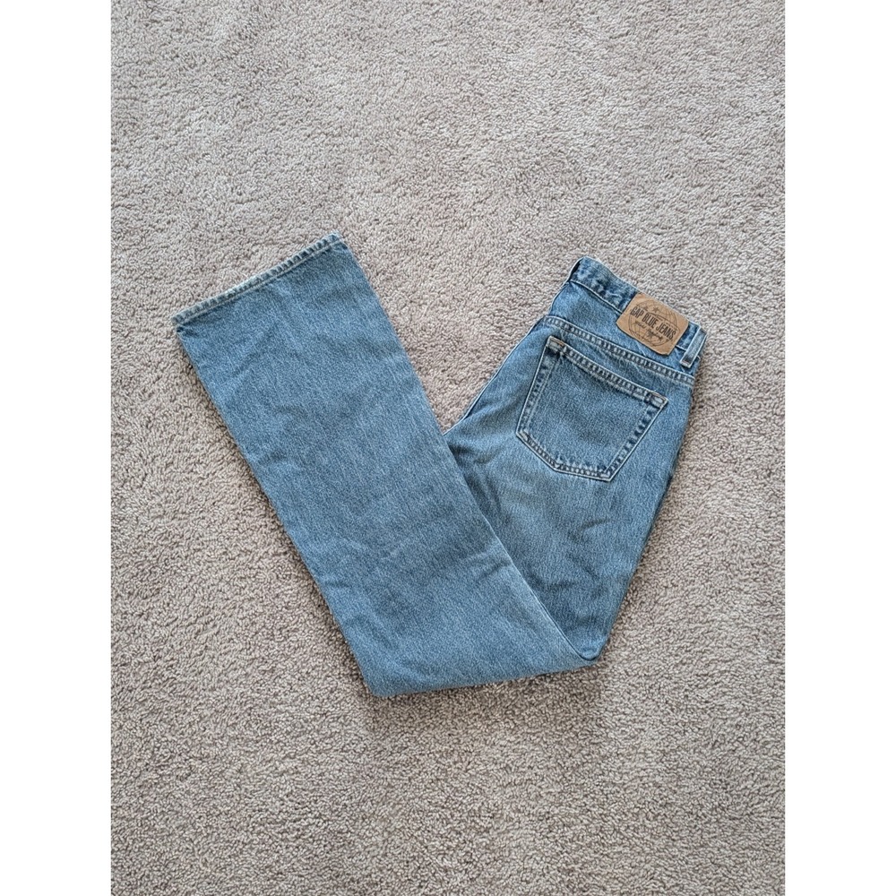 Vintage Gap Factory Jeans Women's 30x31 Flare High Rise Rigid Denim 90s Y2K